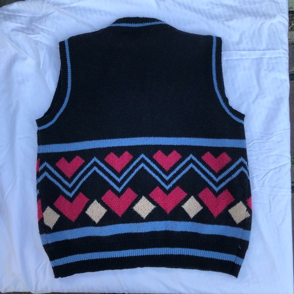 Aelfric Eden Vintage Love Diamond Knitted Cardigan - Picture 2 of 6
